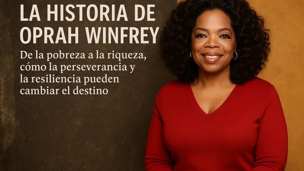 Oprah ha demostrado que la perseverancia y la resiliencia son clave para alcanzar el éxito