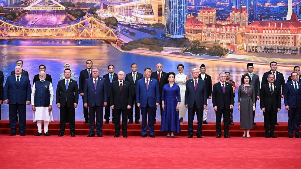 La "foto de familia" de la Cumbre de la OCS en Tianjin