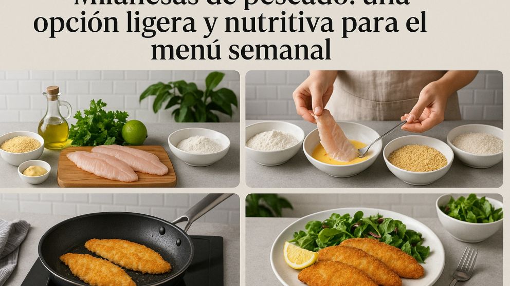 Milanesas de pescado: una opción ligera y nutritiva para el menú semanal