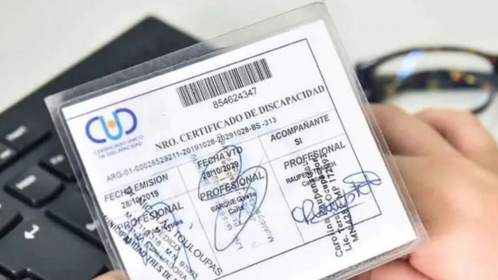 Así es el Certificado Único de Discapacidad