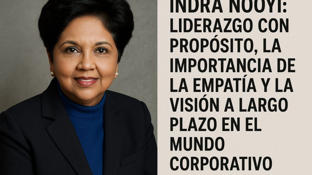 indra nooyi: liderazgo con prop�sito y empat�a en el mundo corporativo