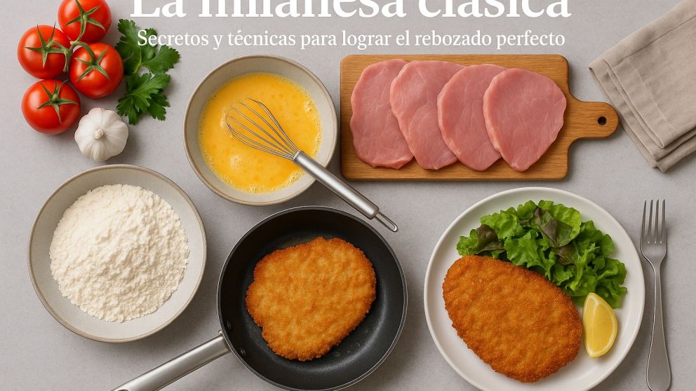 La milanesa clásica: secretos y técnicas para lograr el rebozado perfecto