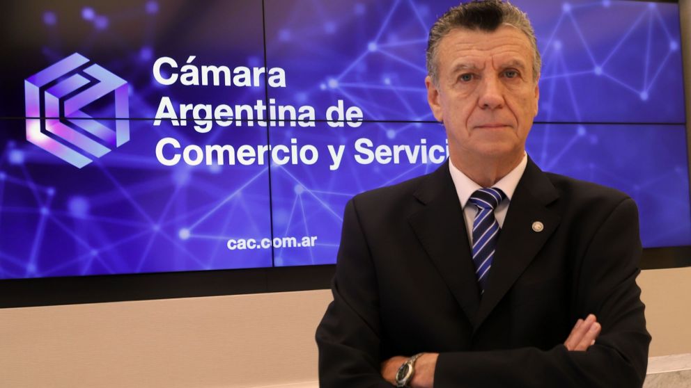 El presidente de la Cámara Argentina de Comercio y Servicios (CAC), Natalio Grinman