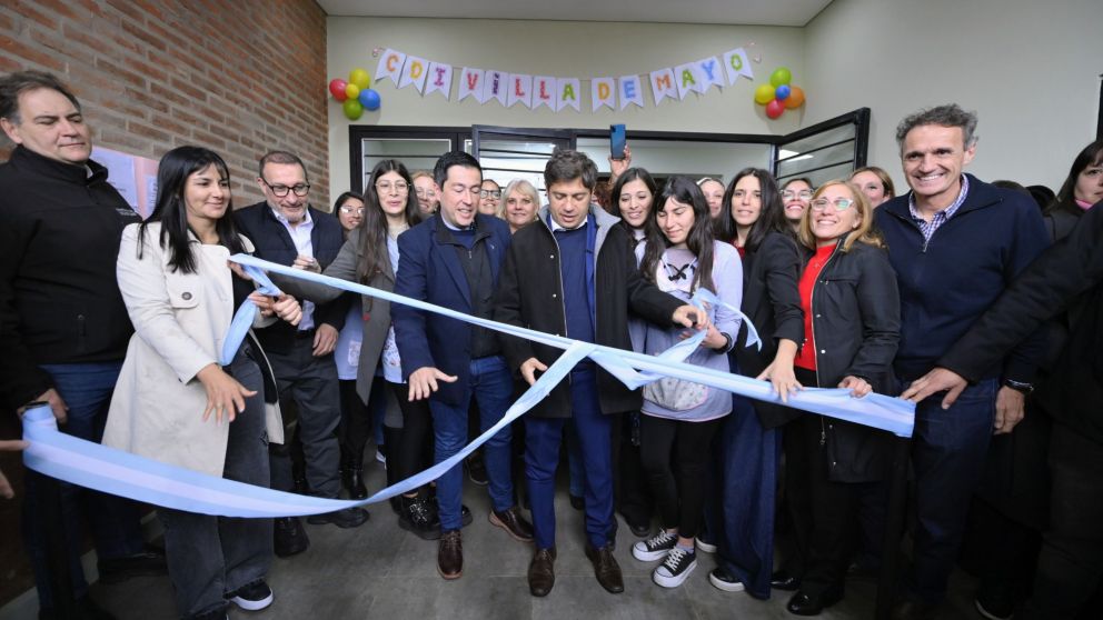 En el municipio de Malvinas Argentinas, Kicillof