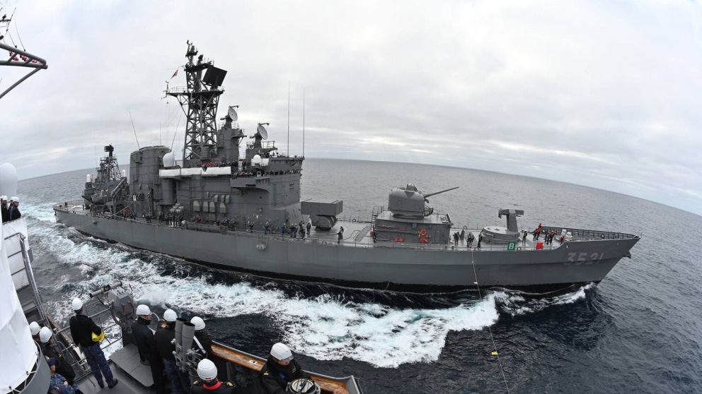 Visita de barcos militares de Japón