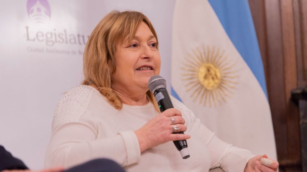 La diputada Graciela Ocaña, vicepresidenta tercera de la Legislatura