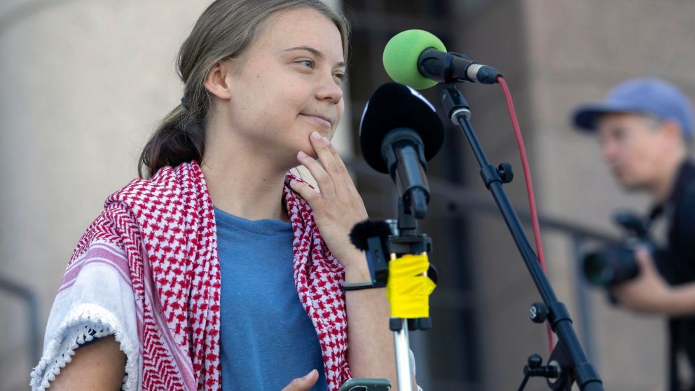 Thunberg vuelve a Gaza