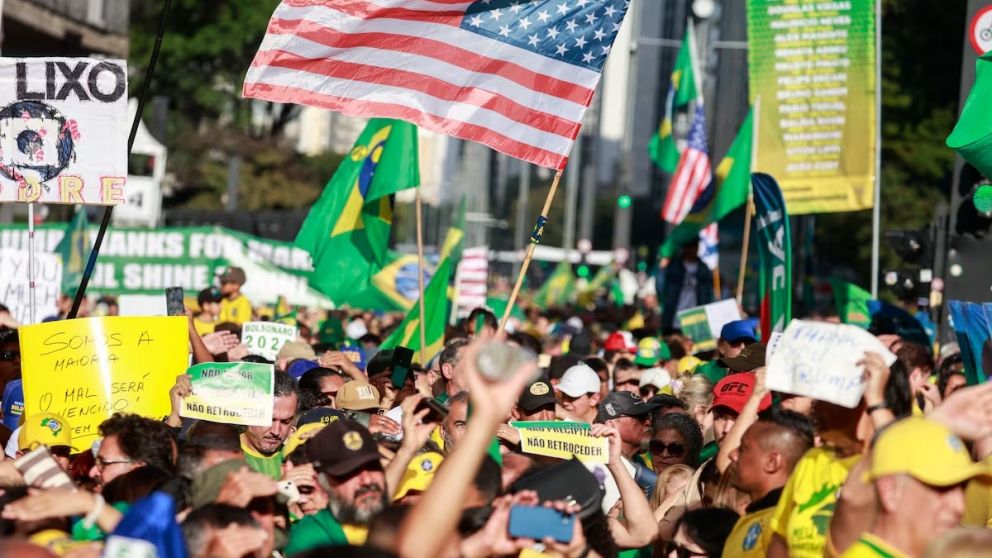 Los manifestantes pidieron amnistía para Jair Bolsonaro