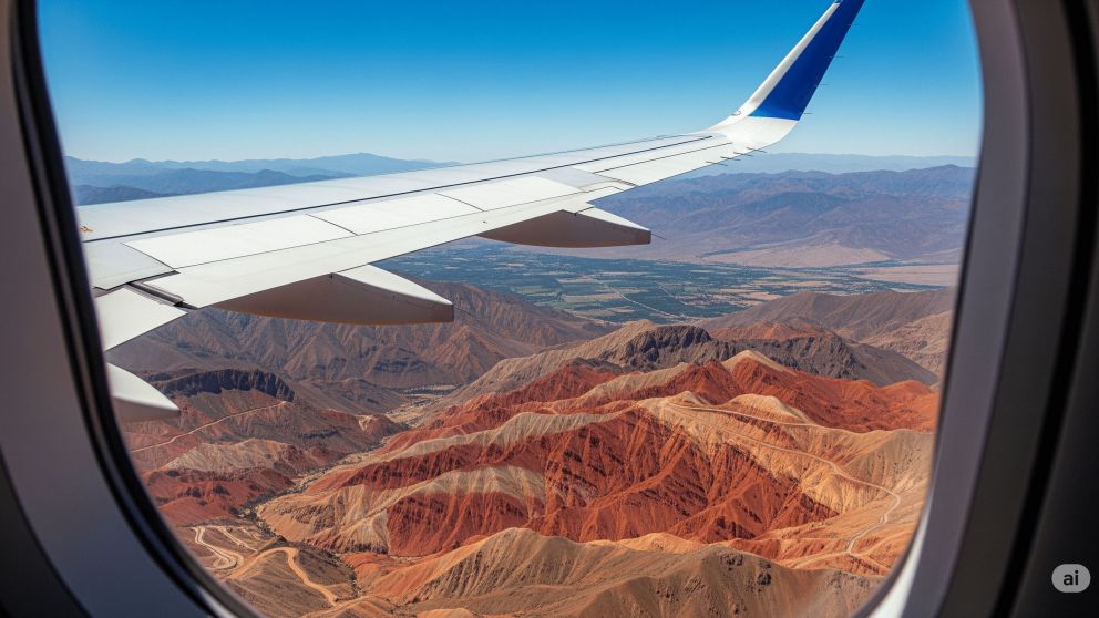 Avión en el NOA (IA)