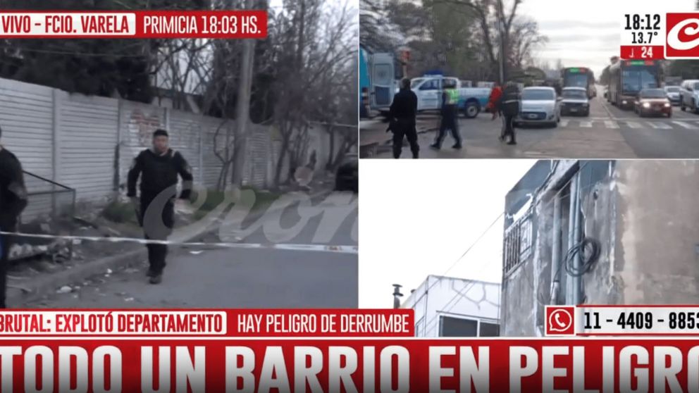 Explosión en Florencio Varela.