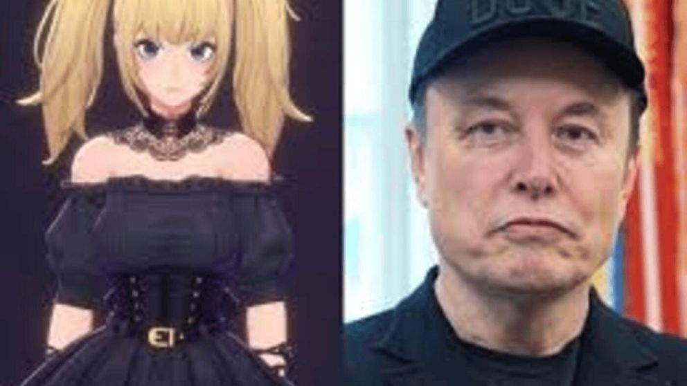 Elon Musk convierte su inteligencia artificial en una provocativa novia anime