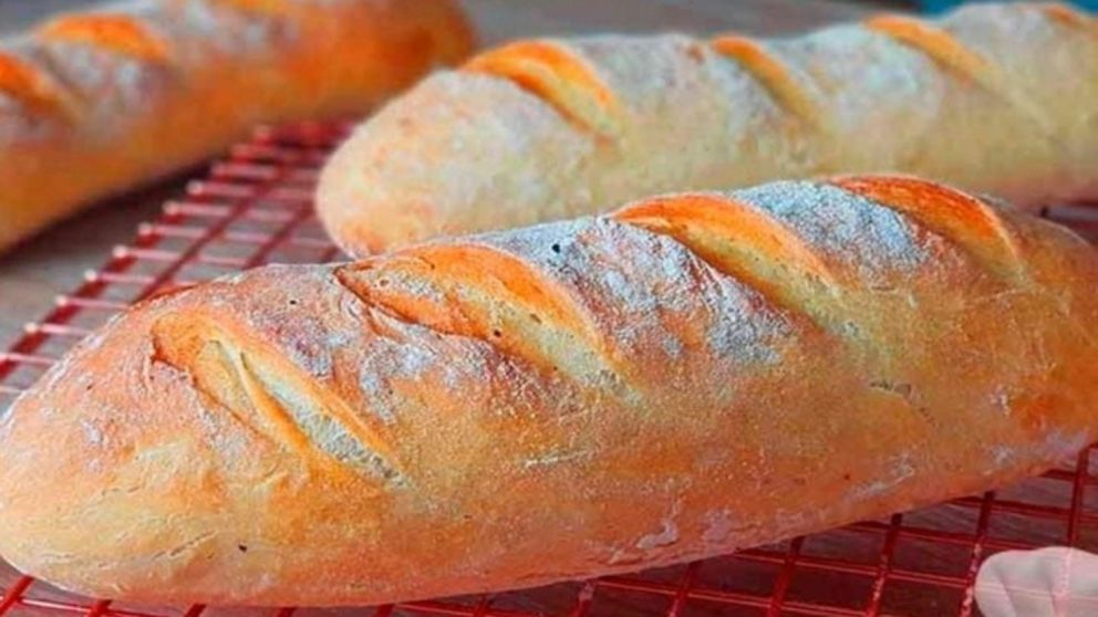Rico pan casero.