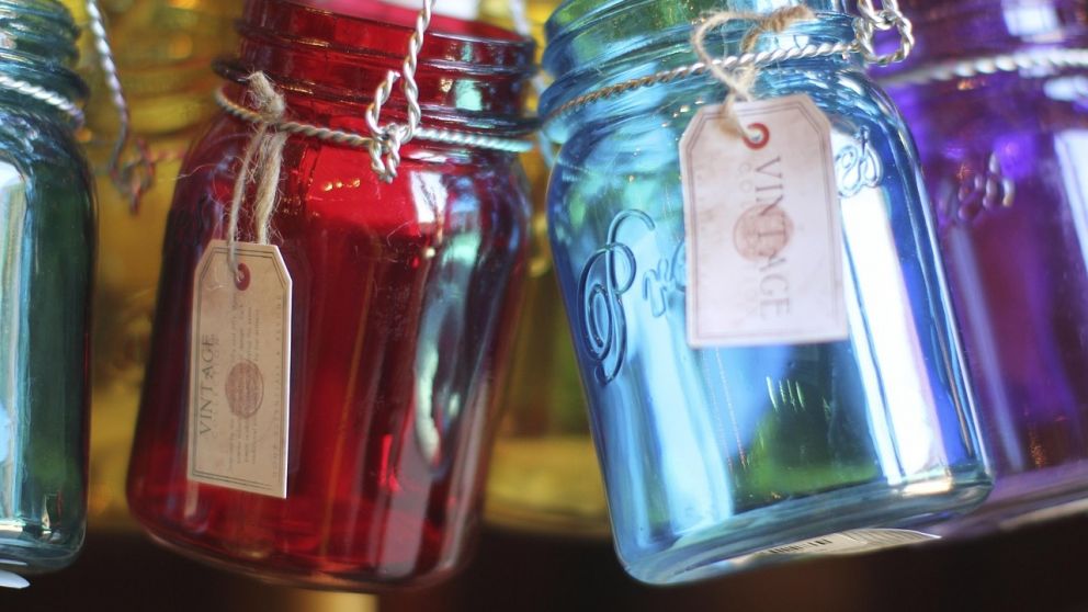 Cinco ideas para reutilizar frascos de vidrio
