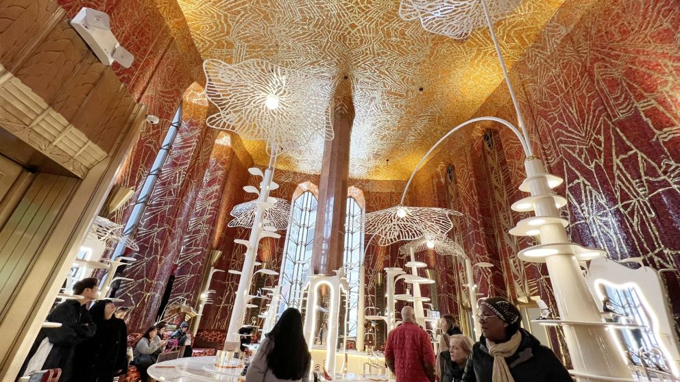 El espacio de la tienda propone una inmersión sensorial