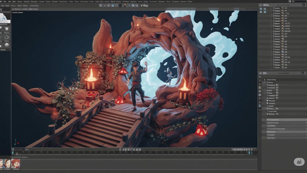 Introducción a la Animación 3D en Cinema 4D y V-Ray