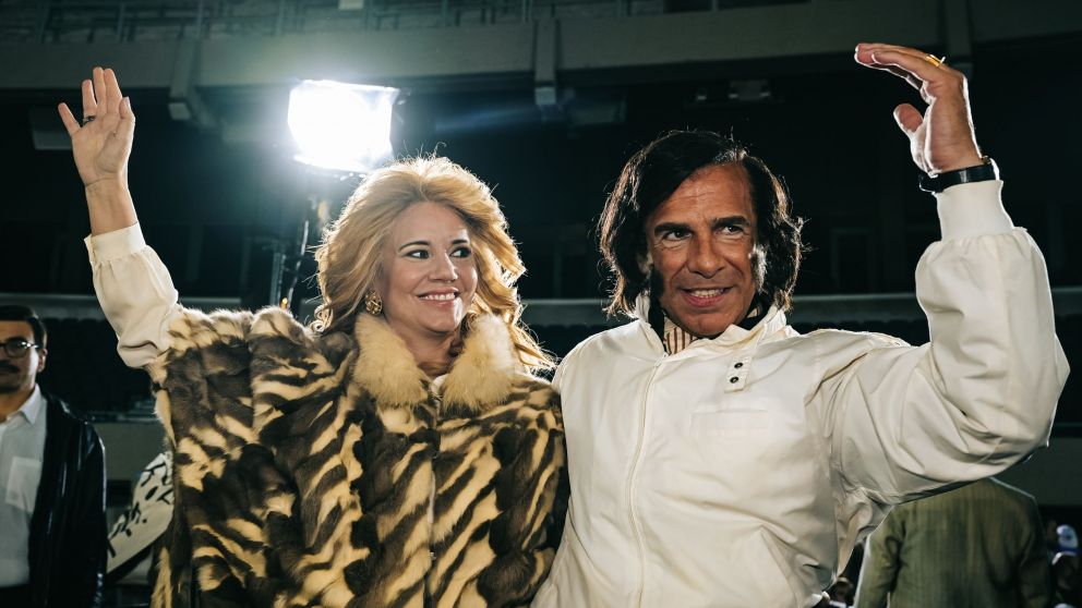 Griselda Siciliani y Leo Sbaraglia, en una brillante actuación como Zulema Yoma y Carlos Menem