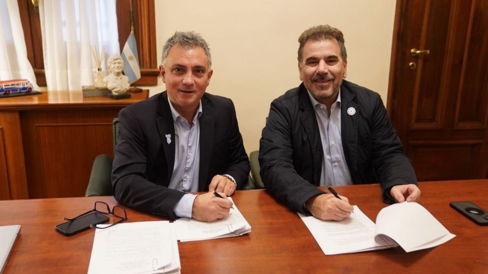 Sebastián Pareja y Cristian Ritondo, artífices del acuerdo