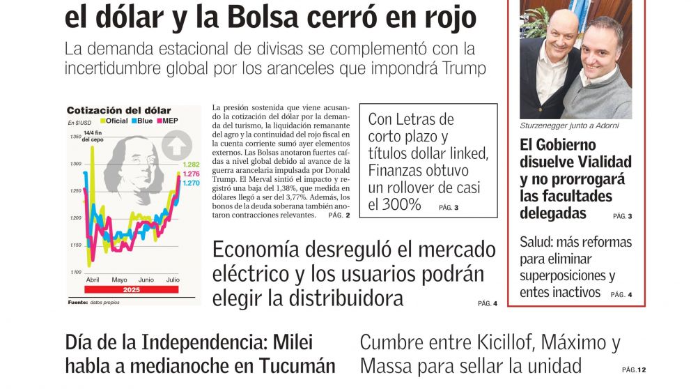 La tapa de BAE Negocios