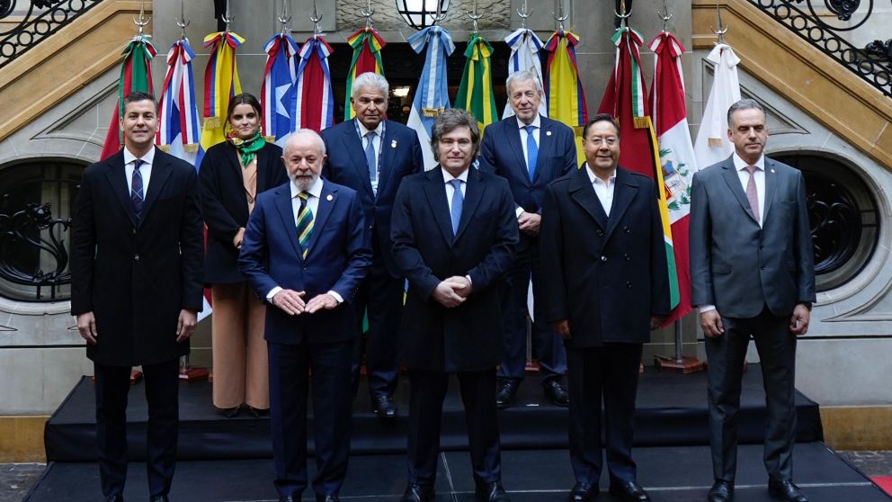 Foto de familia de la Cumbre del Mercosur