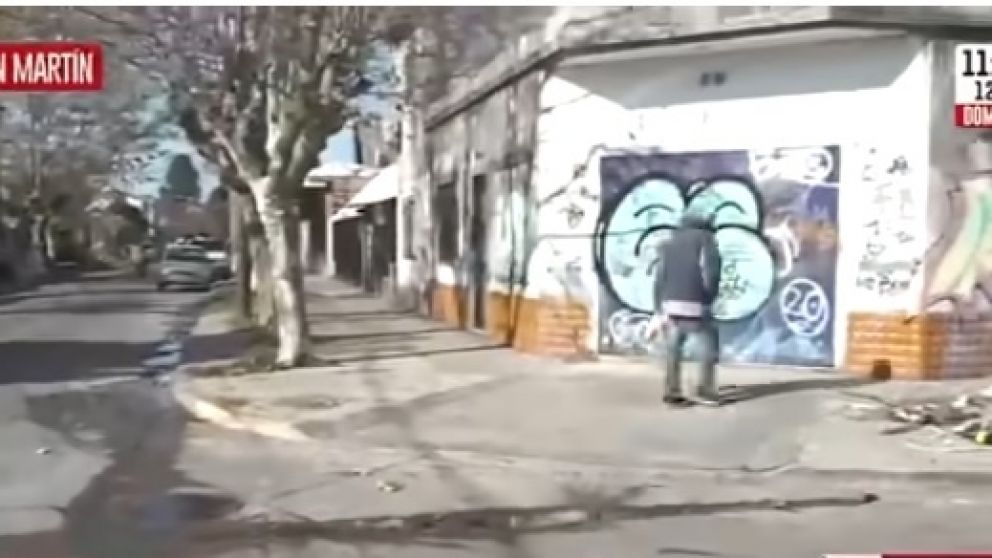 El barrio donde se produjo el tiroteo, en San Martin