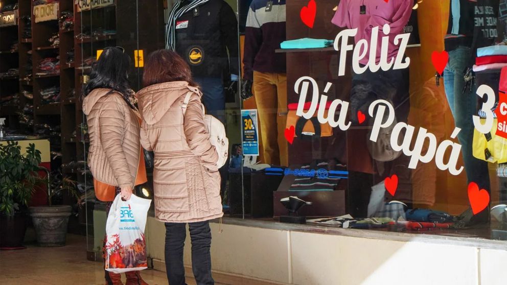 Eel festejo del Día del Padre no permitió un repunte