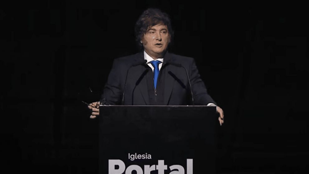 Javier Milei inauguró iglesia cristiana en Chaco.