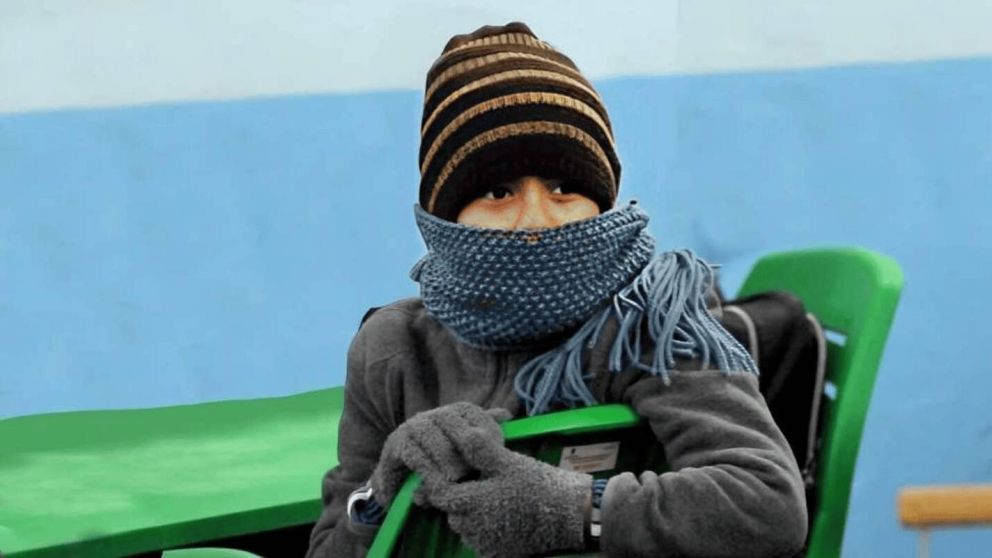 Suspenden las clases por el frío en dos provincias