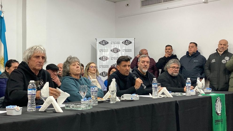 Los sindicalistas reivindicaron los derechos de trabajadores y trabajadoras