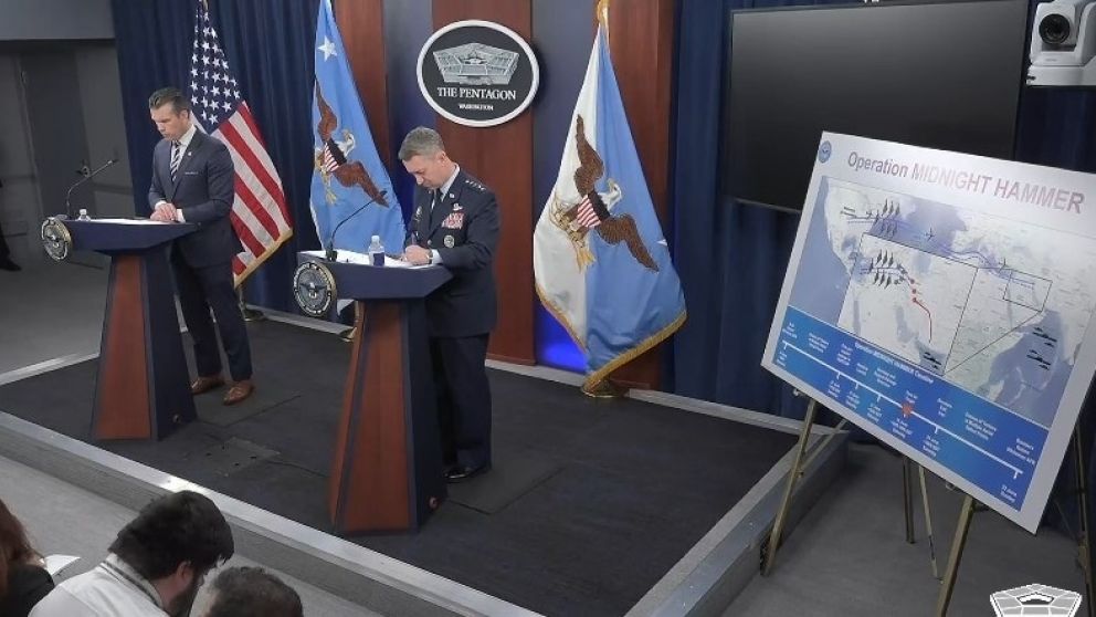 Irán.- EEUU asegura que el programa nuclear de Irán ha quedado completamente "devastado";DEPARTAMENTO DE DEFENSA;