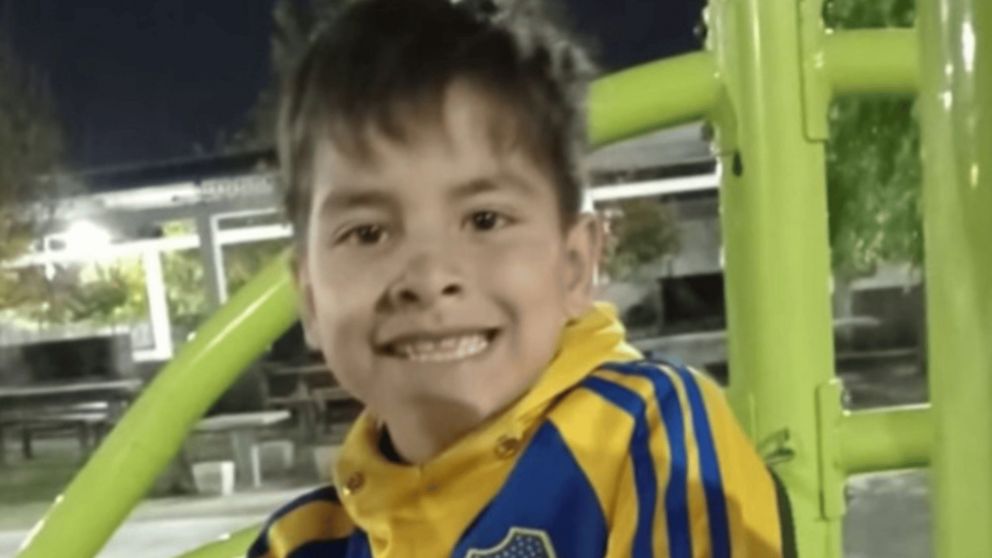 Thiago Correa, el nene de 7 años que murió tras recibir un disparo en la cabeza.