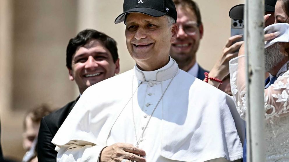 El papa Leo XIV lució una gorra de los White Sox durante la audiencia general en el Vaticano
