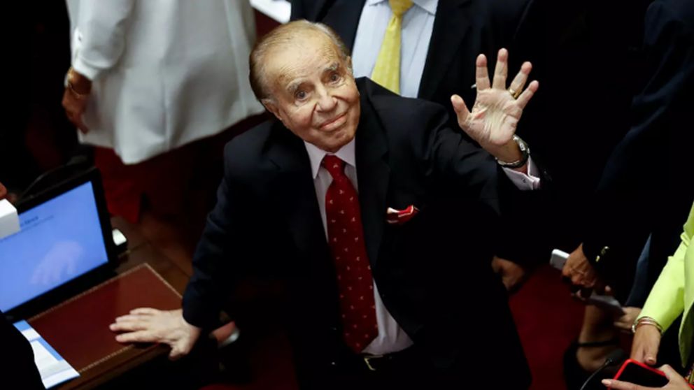 Carlos Menem murió siendo senador nacional