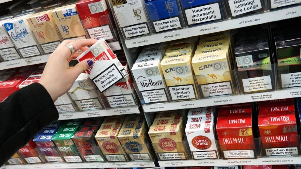 Aumentan los cigarrillos