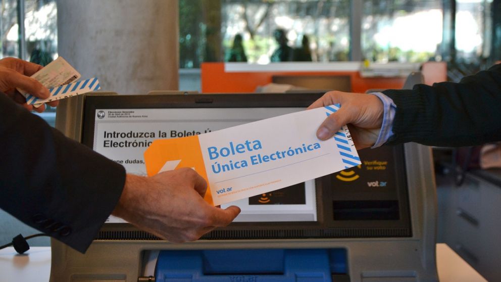 La boleta electr�nica en las elecciones 2023