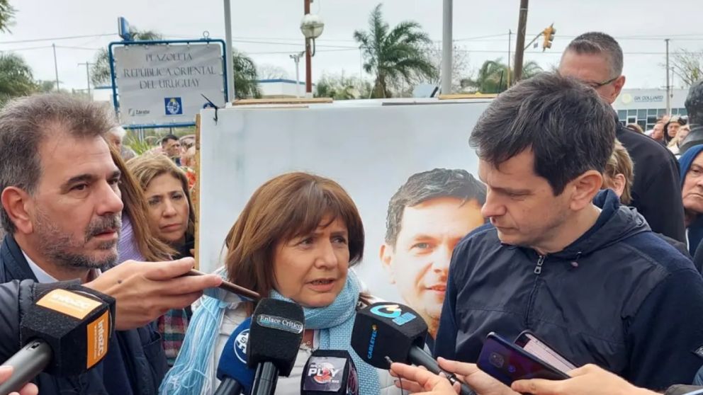 Bullrich visitó una de las zonas mas afectadas por las lluvias