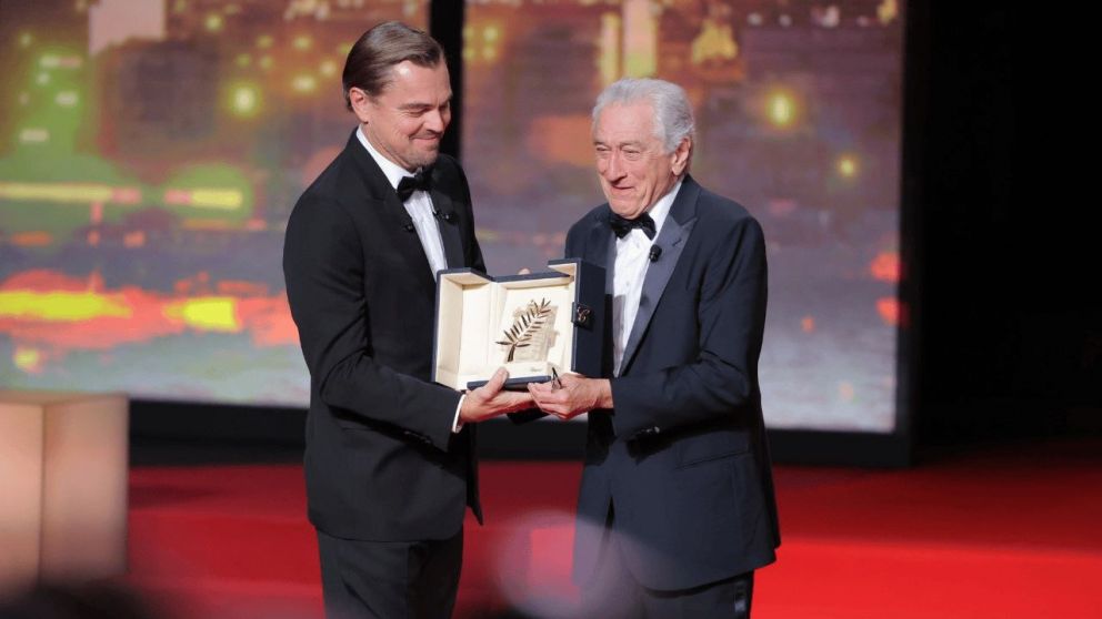 De Niro presentado por Leonardo Di Caprio