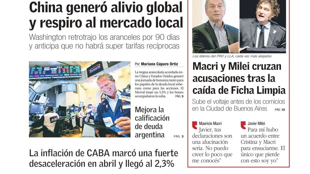 La tapa de BAE Negocios