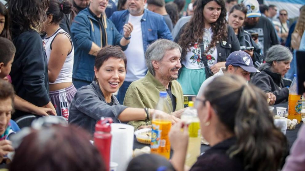 Mayra Mendoza y Máximo Kirchner en Quilmes.