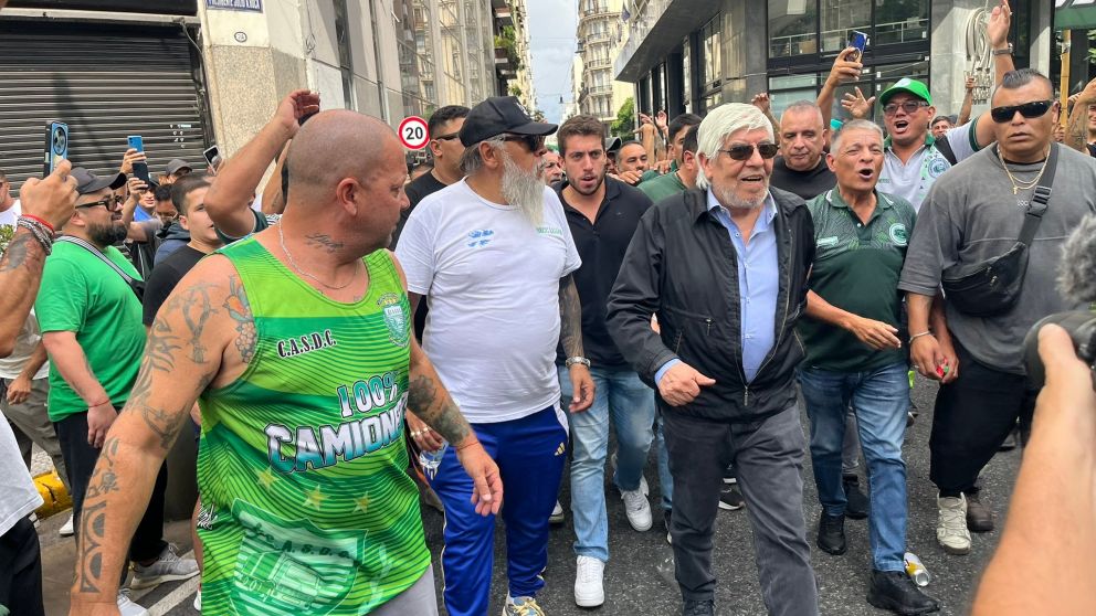 Hugo Moyano, titular de la federación de choferes de camiones