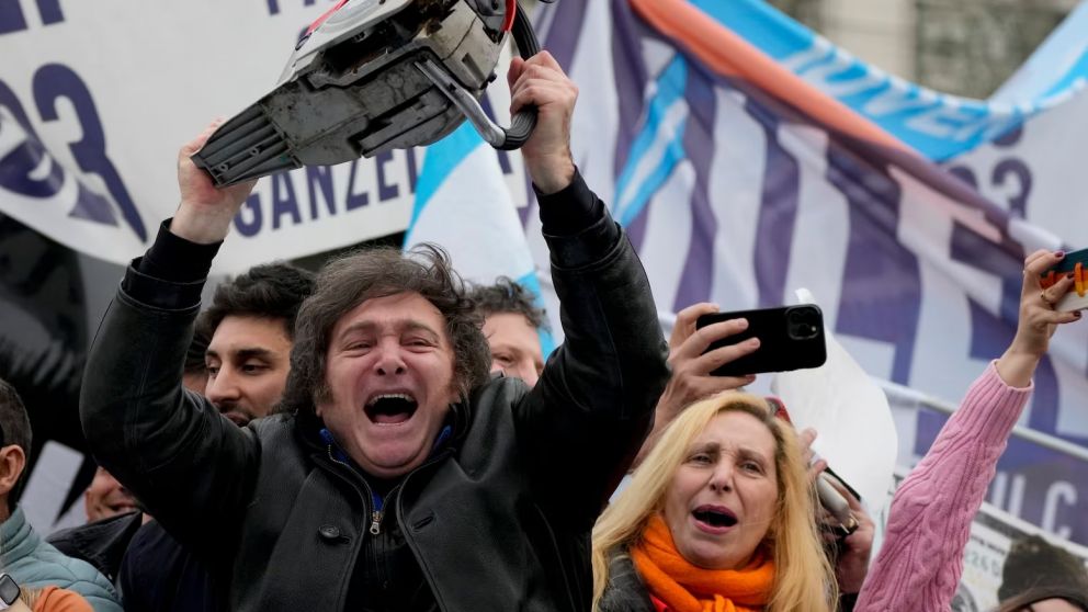 El presidente Javier Milei y su hermana Karina