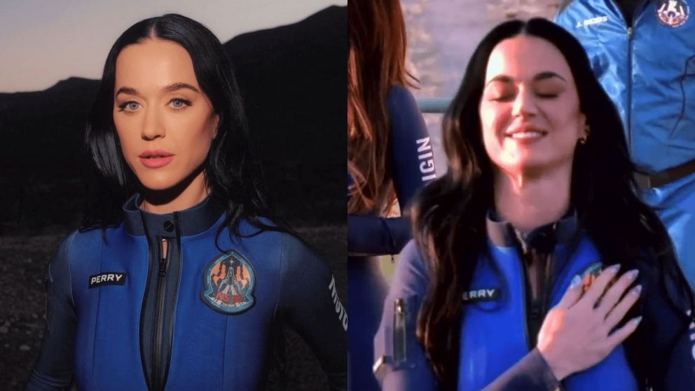 Katy Perry se convirtió en la primera popstar en visitar el espacio