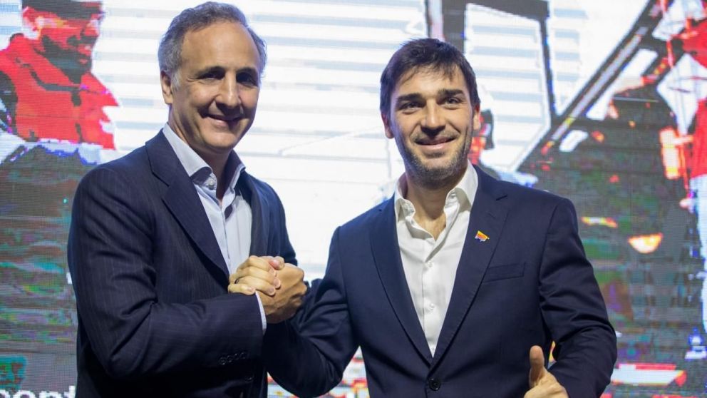 Marcos Bulgheroni e Ignacio Torres, gobernador de Chubut