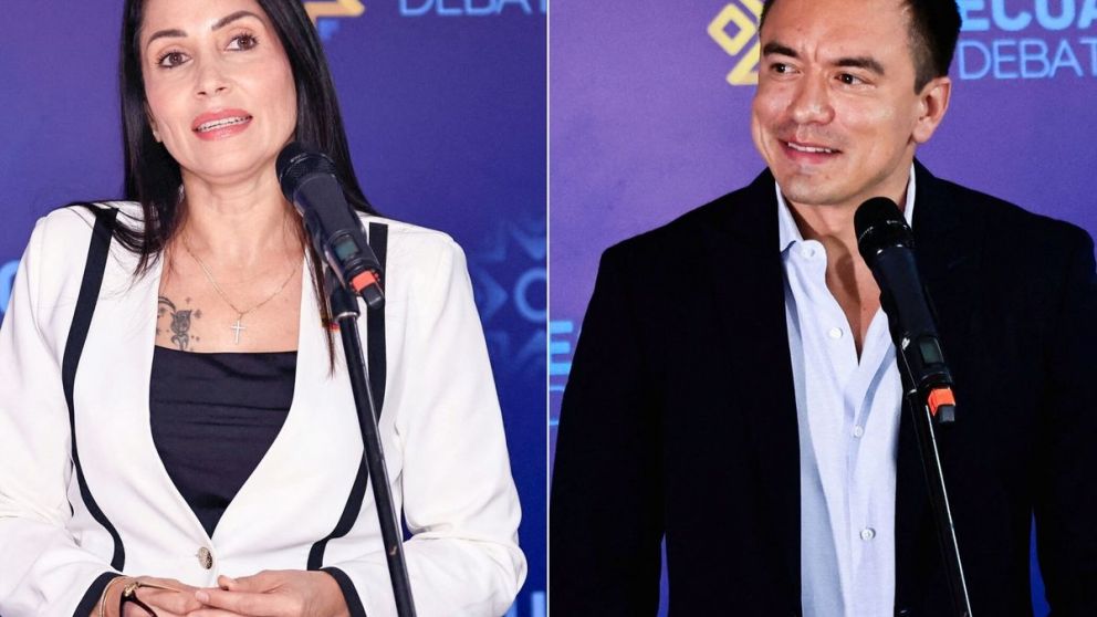 Luisa González y Daniel Noboa, las opciones para los ecuatorianos