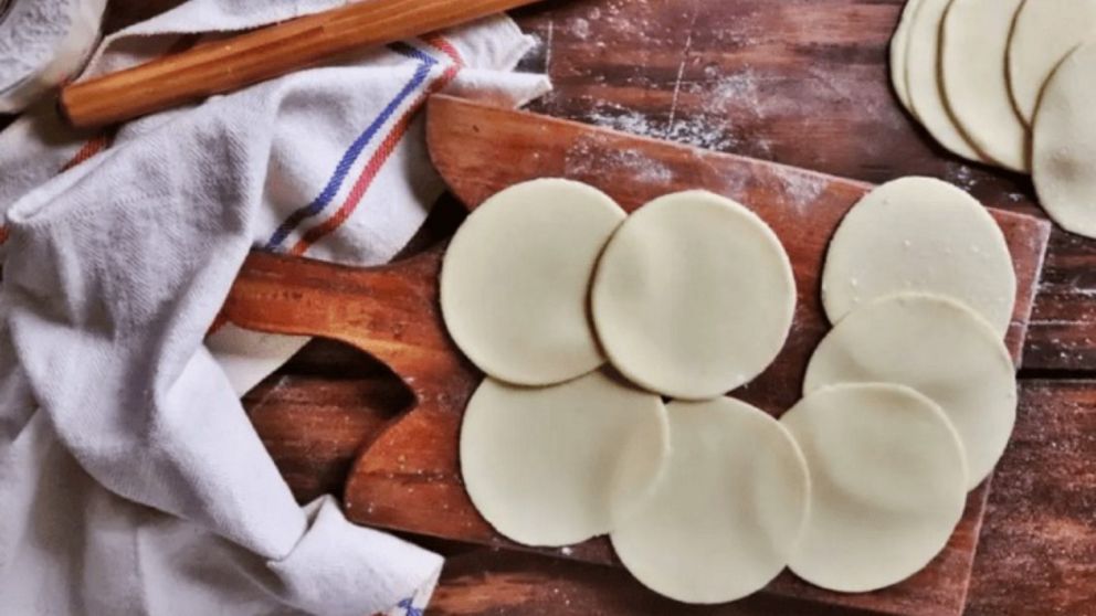 Tapas de empanadas hechas en casa.