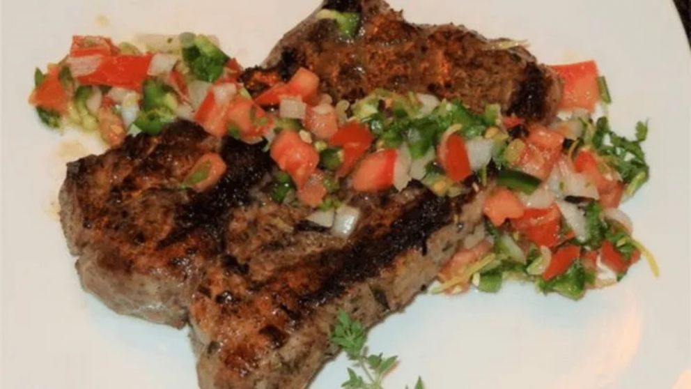Chuleta de paleta de cerdo.