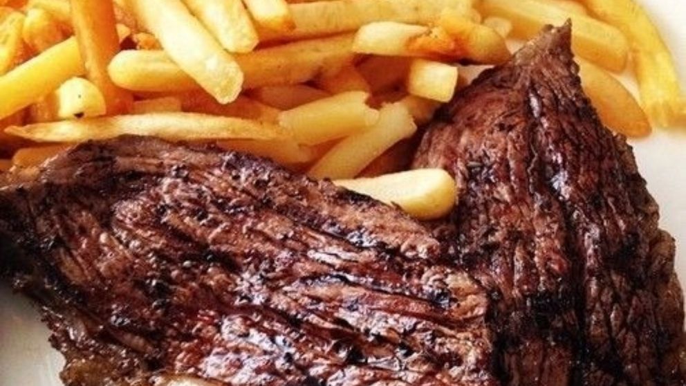 Carne y papas,