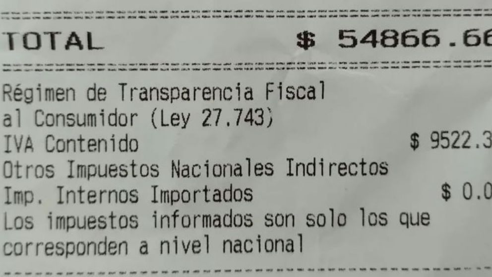 Todas las facturas de bienes y servicios en Argentina deber�n discriminar el monto correspondiente al IVA