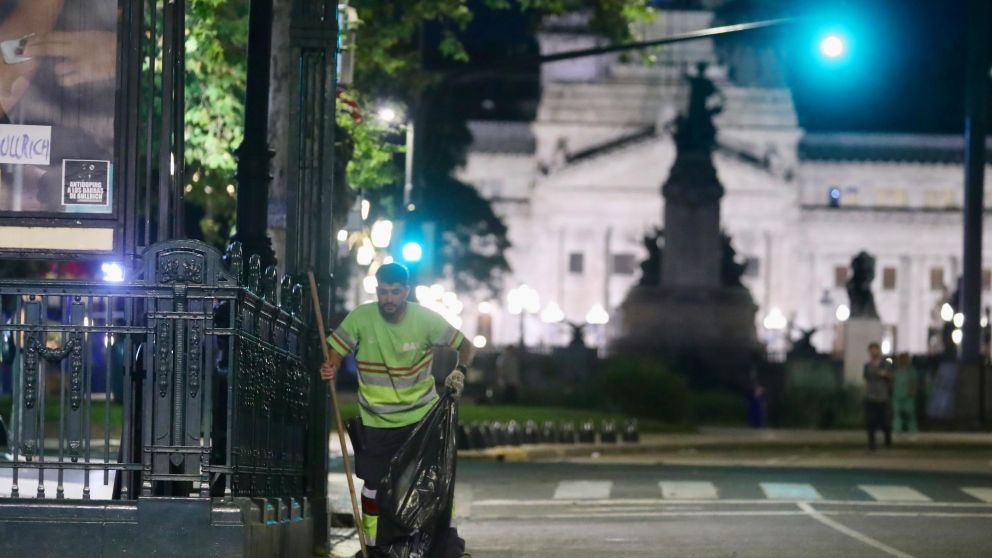 El operaativo del Gobierno porteño fue rápido