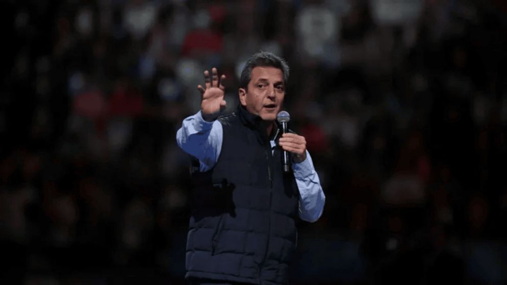 Sergio Massa encabezó un acto en Parque Norte