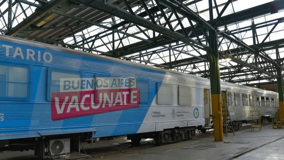 Llegó el tren sanitario a Bahía Blanca